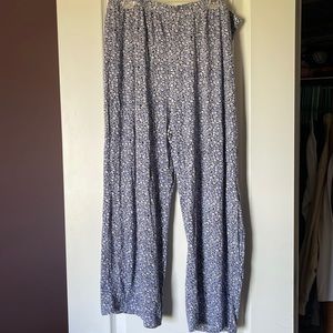 Flowy Floral Pants